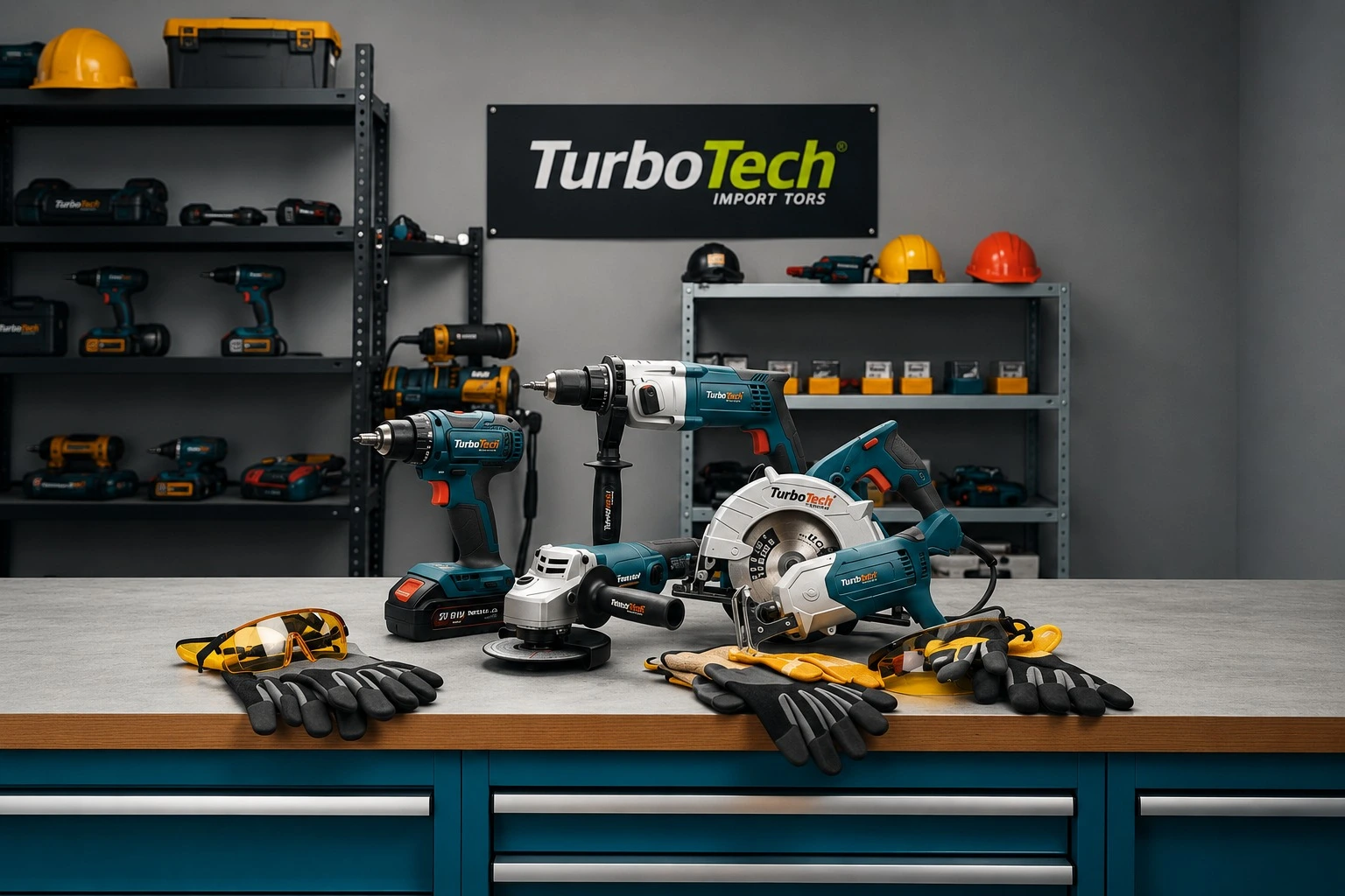 Power tool distribution showcase